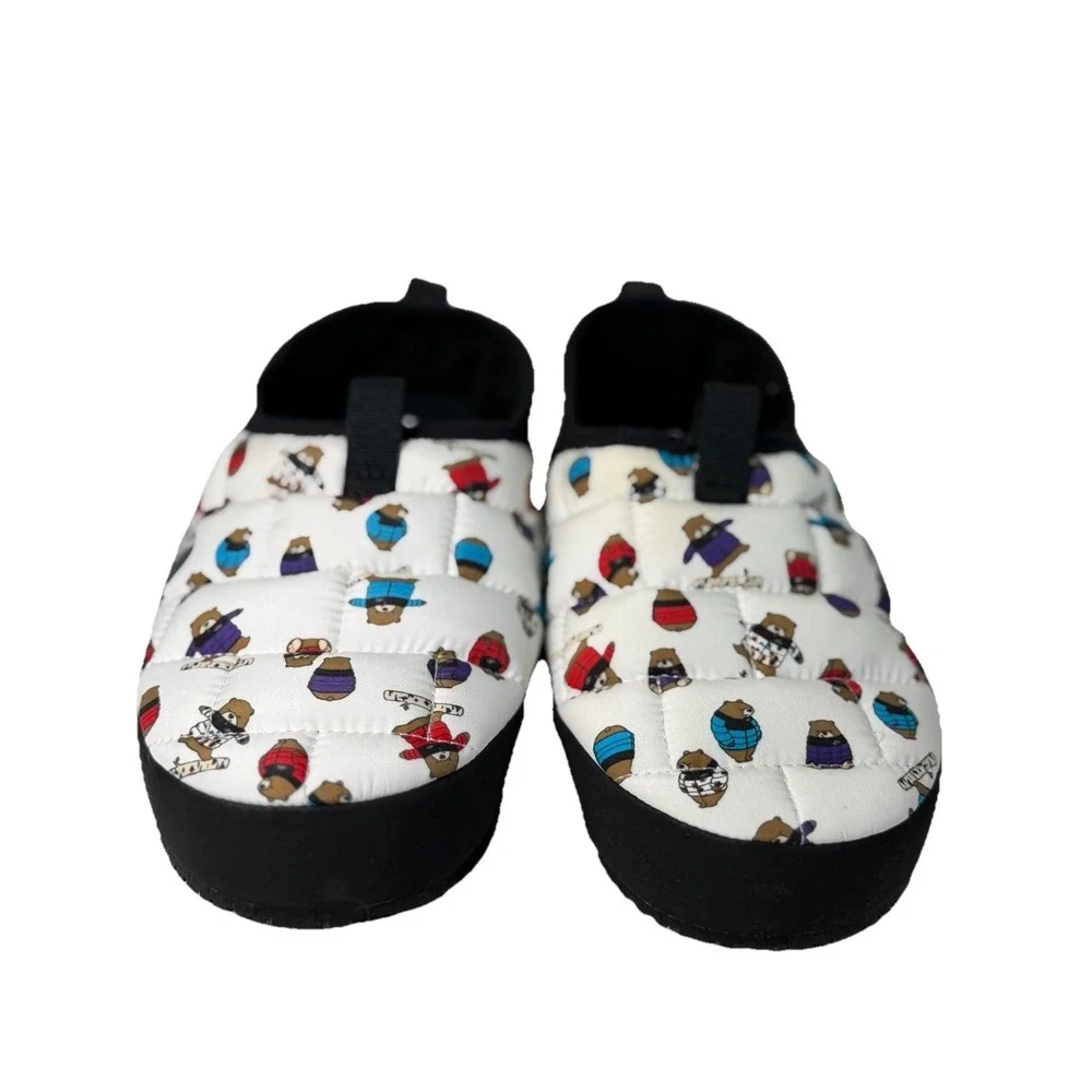 The North Face Nuptse Mules Bears Print Kids Size 3 No Box